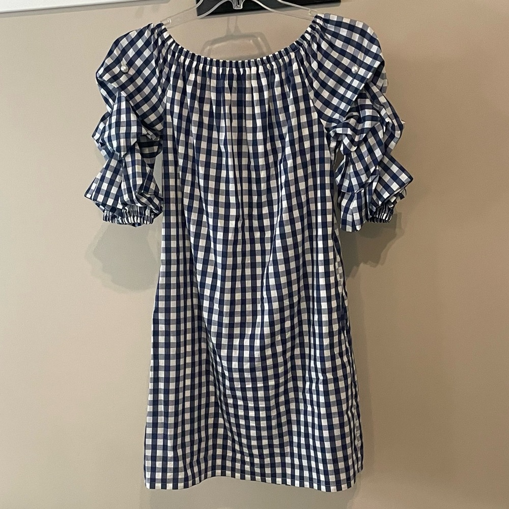 Off-the-shoulder Puff Sleeve Dress